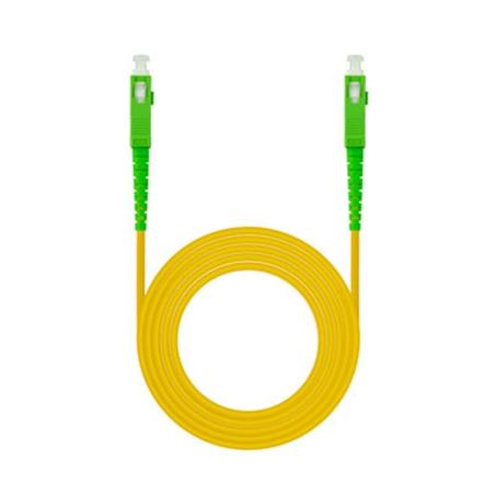 Nanocable Cable fibra SC/APC LSZH Amarillo 5m