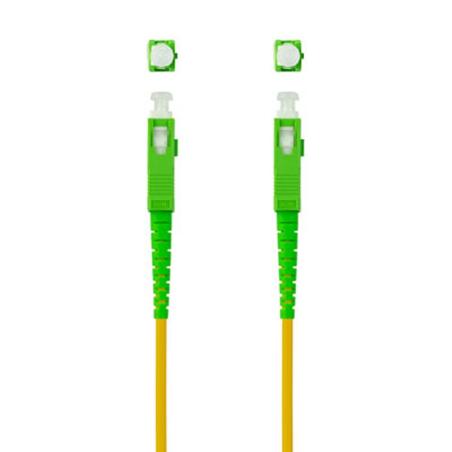 Nanocable Cable fibra SC/APC LSZH Amarillo 15m