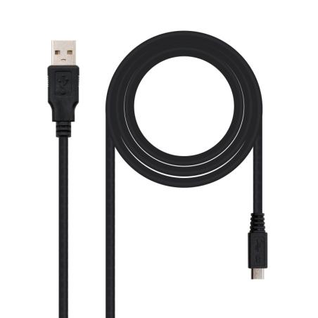 Nanocable Cable USB 2.0 A/M Micro USB B/M 0,8 M Nanocable Cable USB 2.0 A/M Micro USB B/M 0,8 M