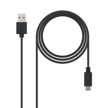Nanocable Cable USB 2.0 3A Tipo USB-C/M-A/M 0.5 M Nanocable Cable USB 2.0 3A Tipo USB-C/M-A/M 0.5 M