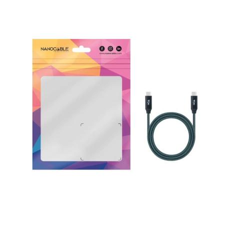 Nanocable Cable USB 3.2 Gen2x2 100W 4K USB-C 1m Nanocable Cable USB 3.2 Gen2x2 100W 4K USB-C 1m