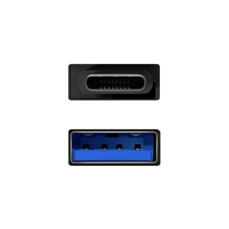 Aisens Mini Adaptador USB 3.2 Gen1 3A CM-AH Negro