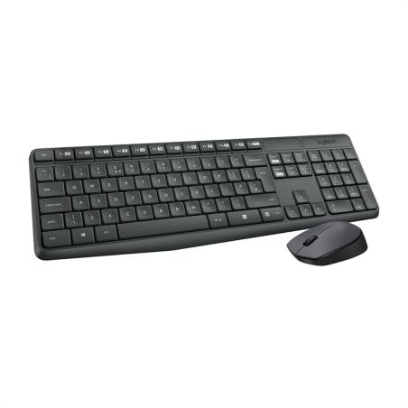 Logitech Teclado y ratón Inalámbrico MK235 Gris Logitech Teclado y ratón Inalámbrico MK235 Gris