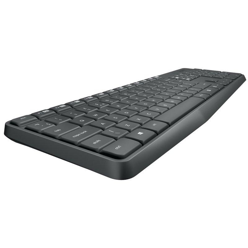 Logitech Teclado y ratón Inalámbrico MK235 Gris