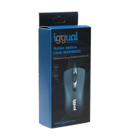 iggual Ratón óptico COM-BUSINESS-1200DPI negro iggual Ratón óptico COM-BUSINESS-1200DPI negro