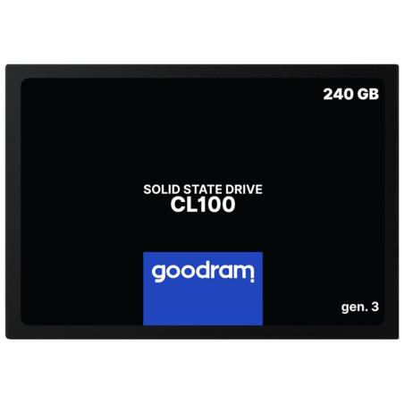 Goodram SSD 240GB SATA3 CL100 Gen 3 Goodram SSD 240GB SATA3 CL100 Gen 3