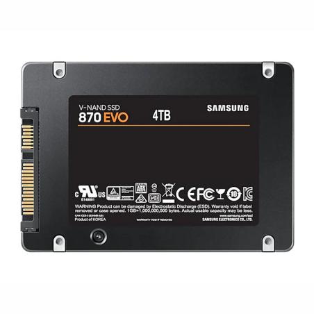 Samsung 870 Evo SSD 4TB 2.5" SATA3 Samsung 870 Evo SSD 4TB 2.5" SATA3