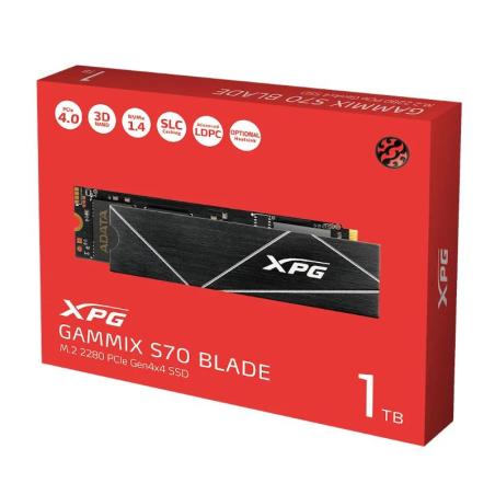 ADATA XPG SSD GAMMIX S70 BLADE 1TB PCIe 4.0 NVMe ADATA XPG SSD GAMMIX S70 BLADE 1TB PCIe 4.0 NVMe