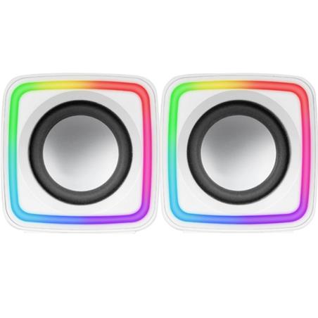 MARS GAMING Altavoces MSCUBE Premium 8W White