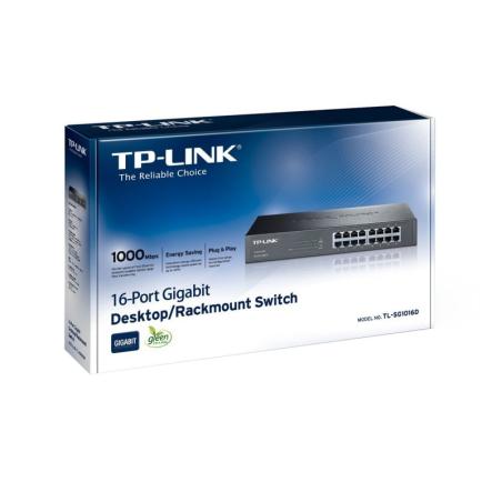 TP-LINK TL-SG1016D Switch 16xGB TP-LINK TL-SG1016D Switch 16xGB