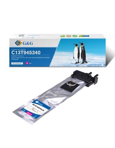 G&G Epson T9453 Magenta Cartucho de Tinta Pigmentada Generico - Reemplaza C13T945340