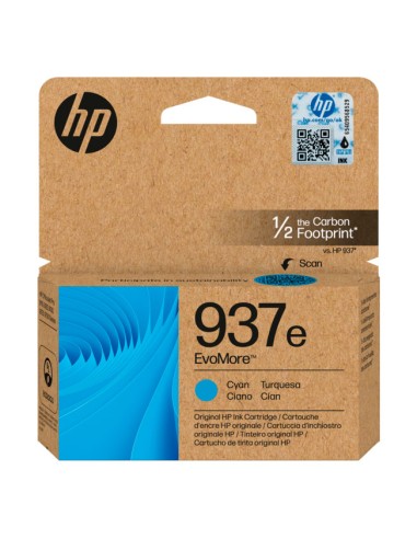 HP 937e Cyan Cartucho de Tinta Original - 4S6W6NE