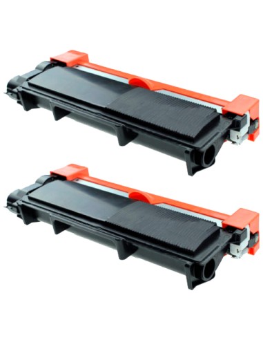 Brother TN2320/TN2310 Negro Pack de 2 Cartuchos de Toner Genericos