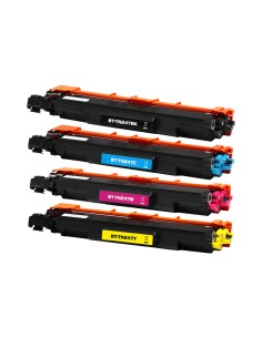 Brother TN247/TN243 Pack de 4 Cartuchos de Toner Genericos