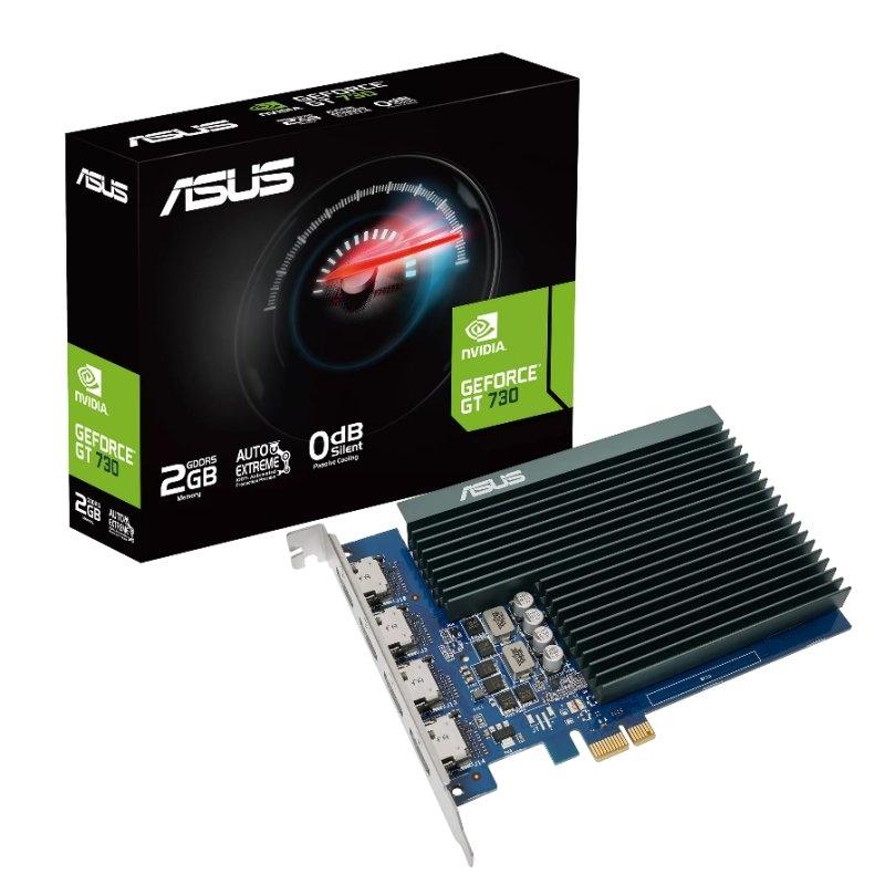 ASUS VGA NVIDIA GT 730-4H-SL-2GD5 2GB 4 monitores