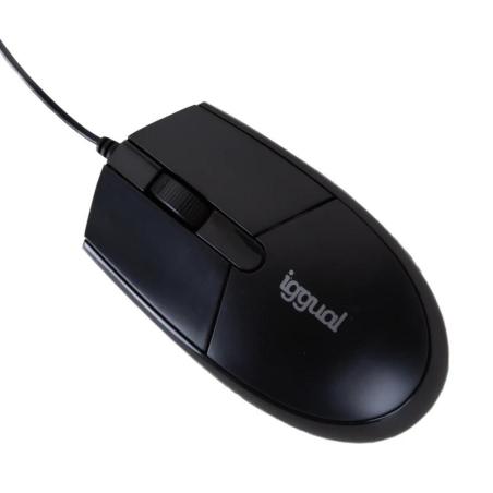 iggual Ratón óptico COM-BASIC3-800DPI negro iggual Ratón óptico COM-BASIC3-800DPI negro