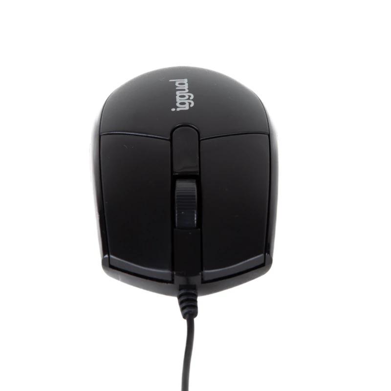 iggual Ratón óptico COM-BASIC3-800DPI negro