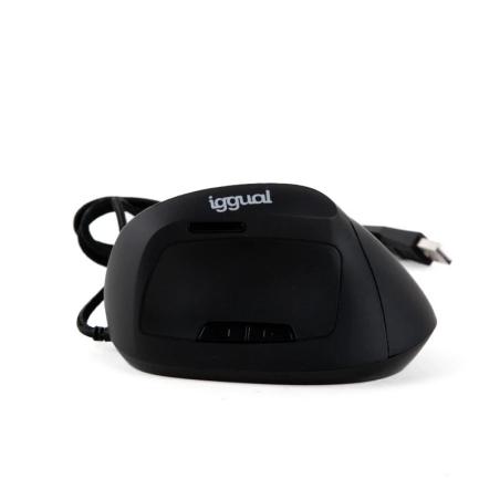 iggual Ratón ergonómico vertical USB ERGO-V