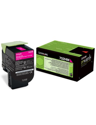 Lexmark CS310/CS410/CS510 Magenta Cartucho de Toner Original - 70C2HM0/70C2HME/70C0H30/702HM