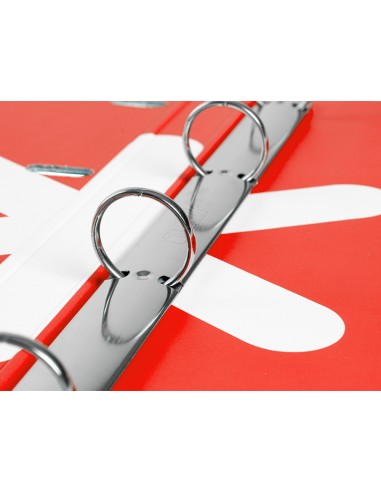 Carpeta con recambio liderpapel antartik a4 cuadro 5 mm forrada 4 anillas 25mm color turquesa