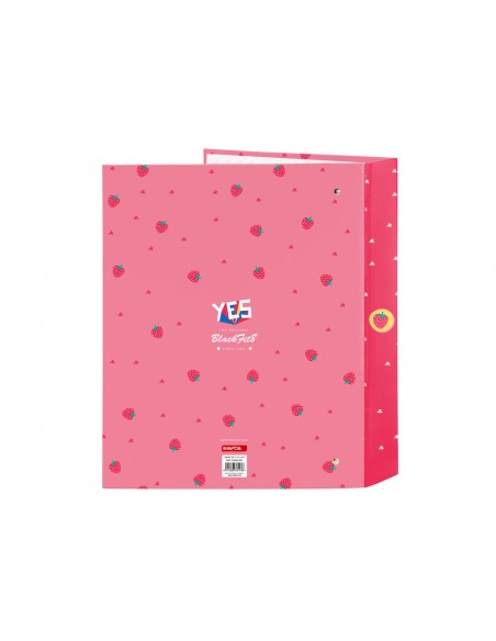 Carpeta safta carton folio 4 anillas mixtas 40 mm blackfit8 cute 270x60x330 mm