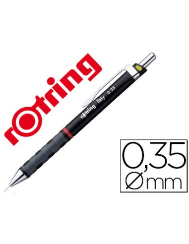 Portaminas rotring tikky 035 mm negro