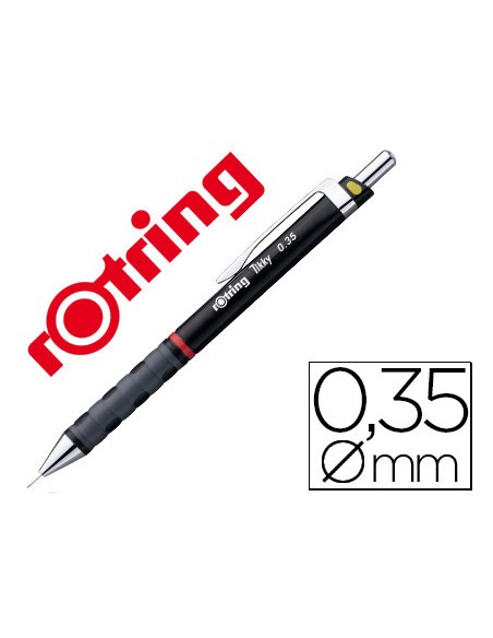 Portaminas rotring tikky 035 mm negro Portaminas rotring tikky 035 mm negro
