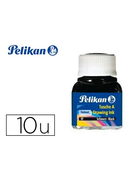 Tinta china pelikan colores surtidos bote 10 ml