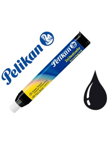 Tinta china pelikan negro cargador 9 ml blister de 1 unidad