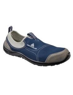 Zapatos de seguridad deltaplus de poliester y algodon con plantilla y puntera color azul marino talla 43
