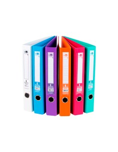 Archivador de palanca liderpapel a4 documenta forrado pvc con rado lomo 52 mm colores surtidos trending