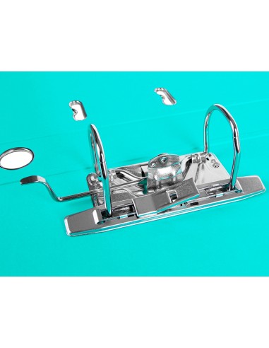 Archivador de palanca liderpapel folio documenta forrado pvc con rado lomo 52 mm verde claro compresor