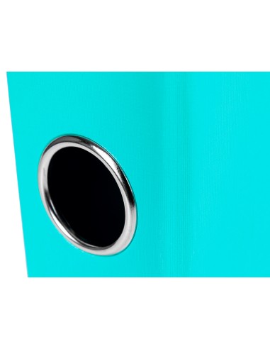 Archivador de palanca liderpapel folio documenta forrado pvc con rado lomo 52 mm verde claro compresor