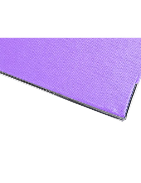 Archivador de palanca liderpapel folio documenta forrado pvc con rado lomo 52 mm lila compresor metalico