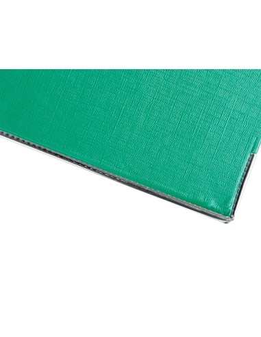 Archivador de palanca liderpapel folio documenta forrado pvc con rado lomo 52 mm verde compresor metalico