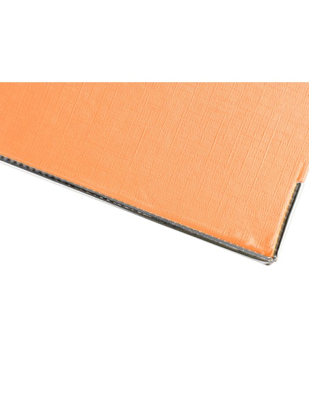 Archivador de palanca liderpapel folio documenta forrado pvc con rado lomo 52 mm naranja compresor metalico