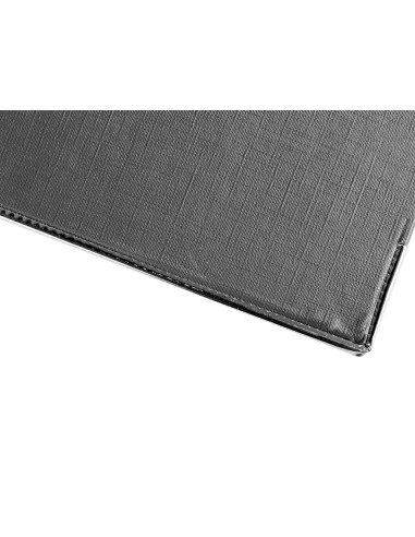 Archivador de palanca liderpapel folio documenta forrado pvc con rado lomo 52 mm negro compresor metalico