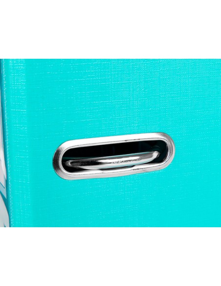 Archivador de palanca liderpapel folio documenta forrado pvc con rado lomo 75 mm verde claro compresor