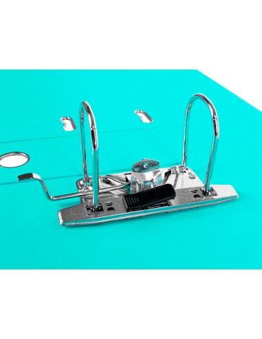 Archivador de palanca liderpapel folio documenta forrado pvc con rado lomo 75 mm verde claro compresor