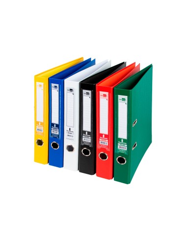 Archivador de palanca liderpapel a4 documenta forrado pvc con rado lomo 52 mm colores surtidos classic