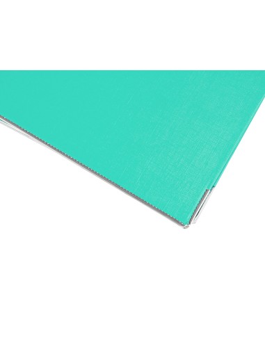 Archivador de palanca liderpapel a4 documenta forrado pvc con rado lomo 52 mm verde claro compresor