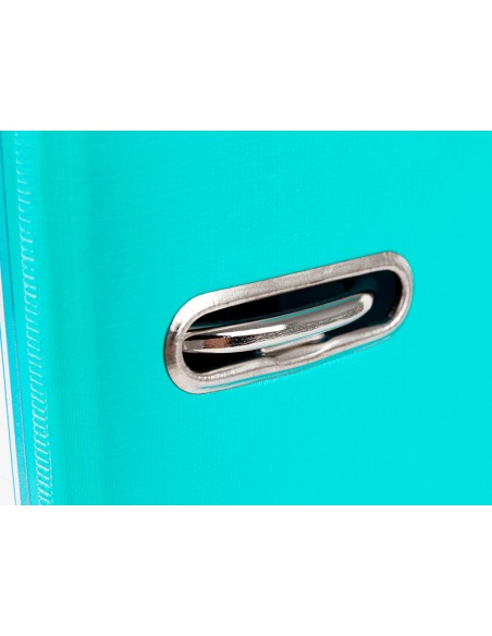 Archivador de palanca liderpapel a4 documenta forrado pvc con rado lomo 75 mm verde claro compresor