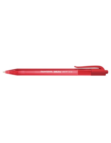 Boligrafo paper mate inkjoy 100 retractil punta media rojo