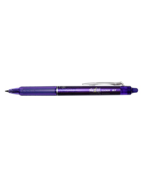 Boligrafo pilot frixion clicker borrable 07 mm color violeta