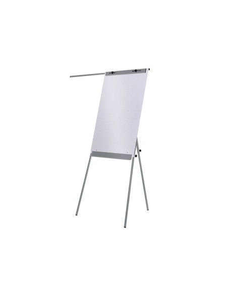 Pizarra blanca rocada con tripode para conferencias magnetica lacada brazo extensible 68x104 cm altura