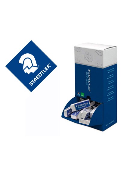 Goma de borrar staedtler mars plastic 526 50 expositor de 40 unidades
