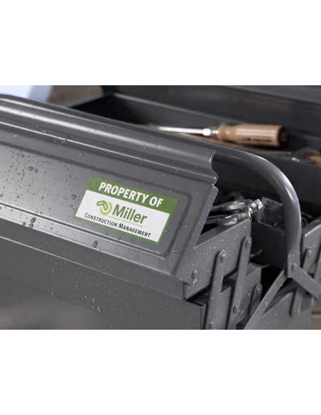 Etiqueta adhesiva resistente avery poliester blanco 39 mm 635x339 mm laser pack de 480unidades