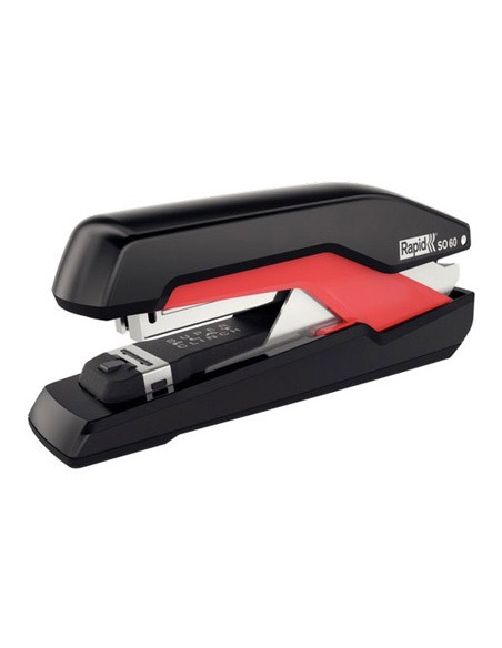 Grapadora rapid so60 negro rojo capacidad 60 hojas