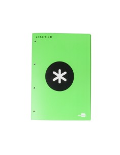 Bloc encolado liderpapel antartik cuadro 5 mm a4 natural 80 h 100 gr color verde