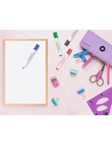 Rotulador q connect pizarra blanca colores surtidos punta redonda 3 mm